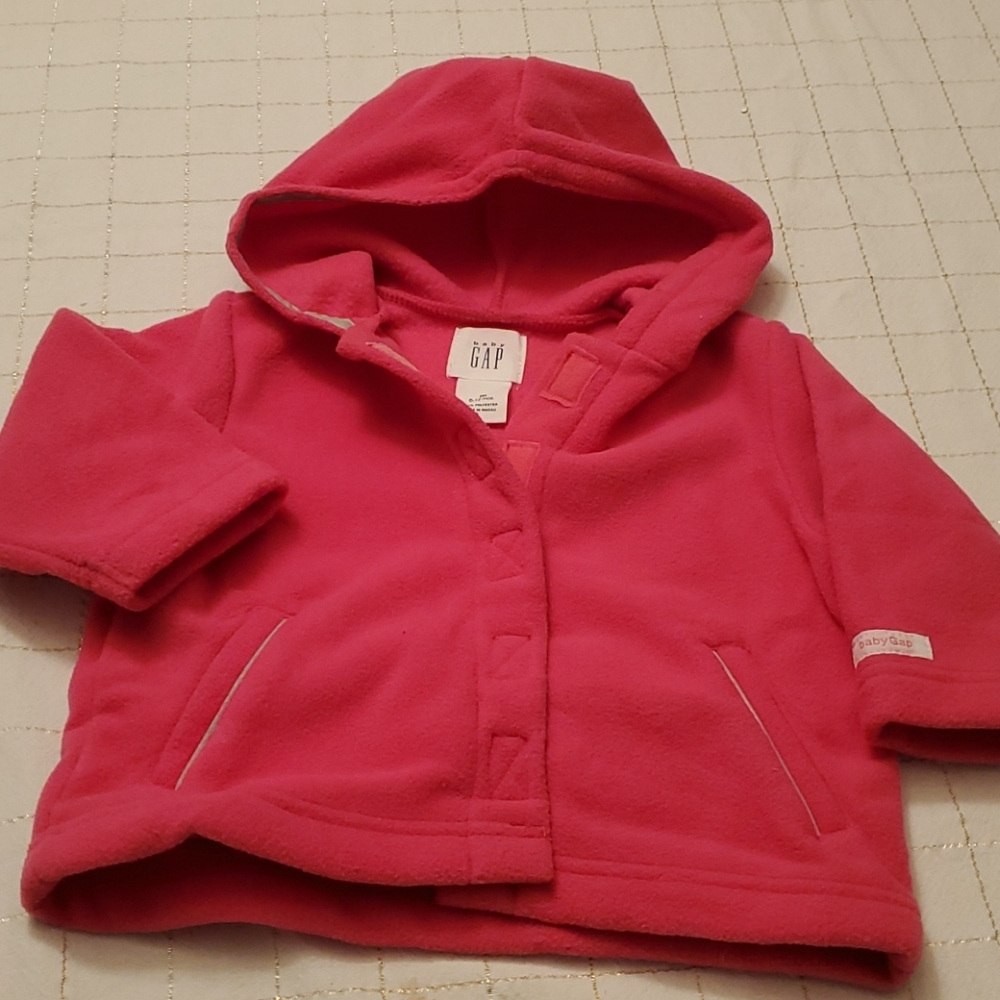 Baby gap fleece jacket fuchsia